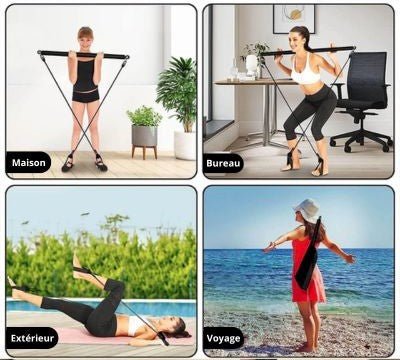 MyYogaBar™ - Barre de pilates portable | Yoga - My Body Fit